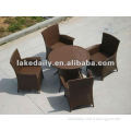 rattan garden furniture dining set